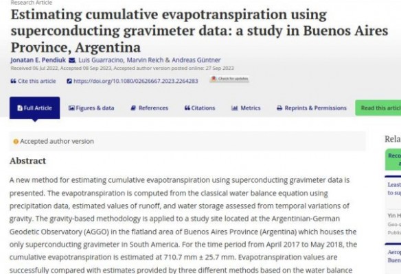 Perturbaciones en el gravímetro superconductor SG038 causadas por el sismo de San Juan.